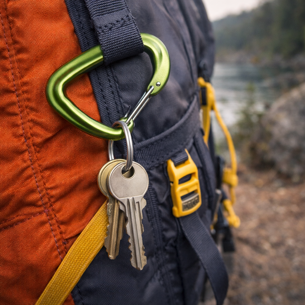 JooJoo Aluminum Adventure Carabiner | Everyday Carry Clip