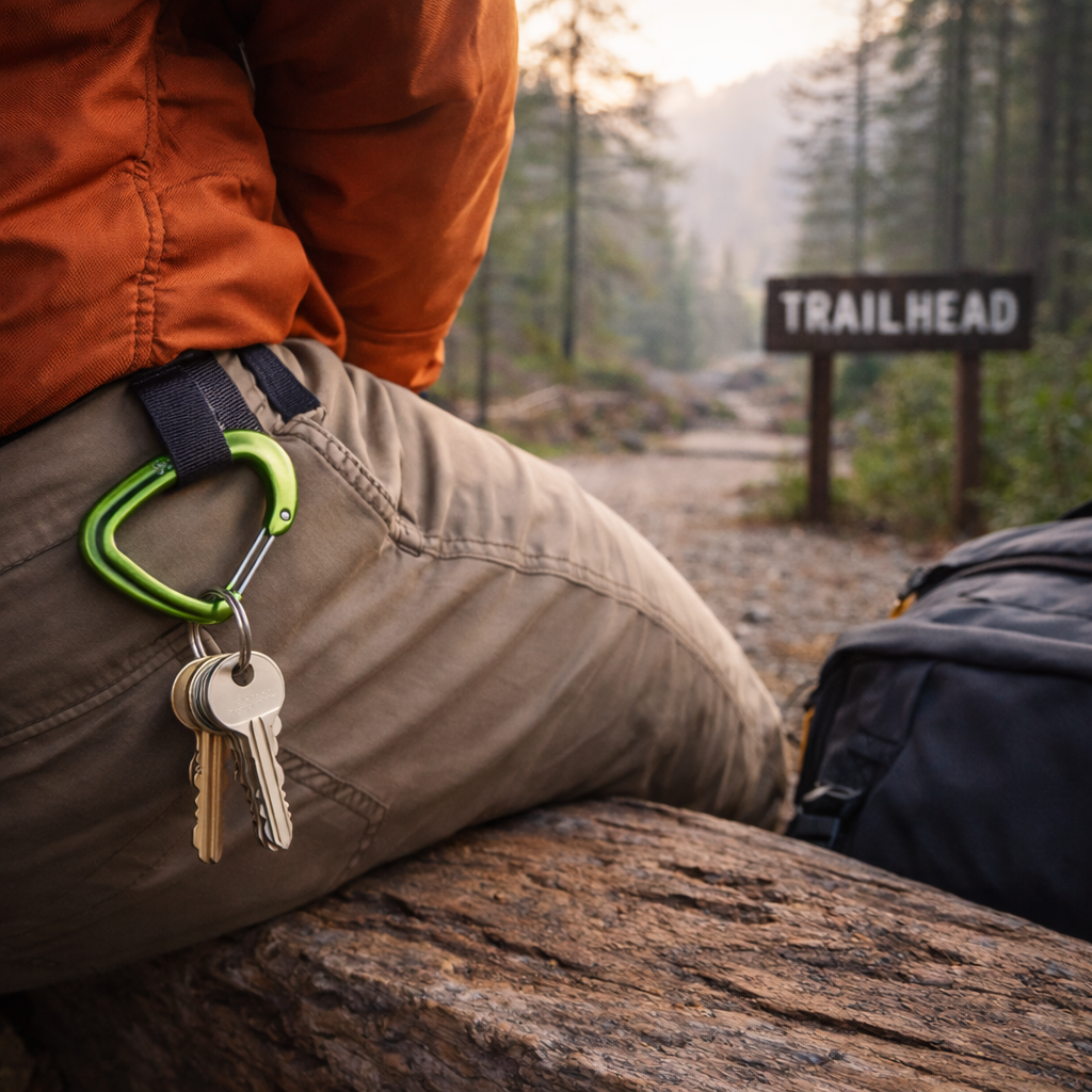 JooJoo Aluminum Adventure Carabiner | Everyday Carry Clip
