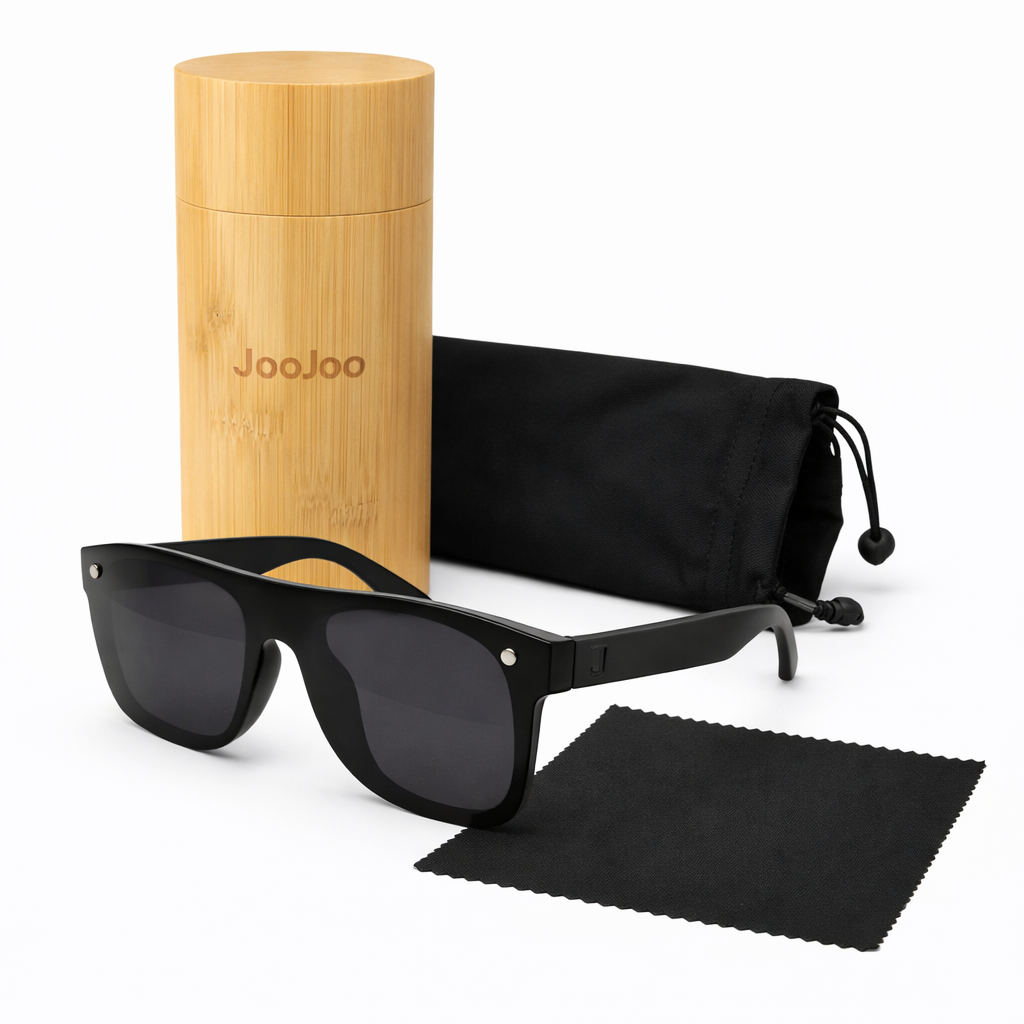 JooJoo "Solace" Women's Bamboo Sunglasses | Polarized, Everyday Sun Protection