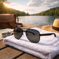 JooJoo "Horizon" Women's Bamboo Sunglasses | Polarized, Everyday Sun Protection