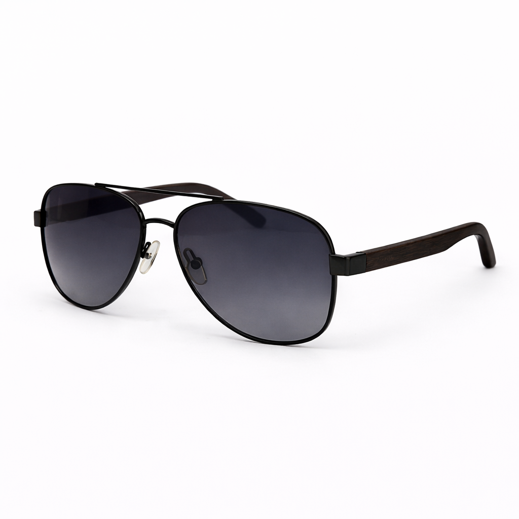 JooJoo "Horizon" Women's Bamboo Sunglasses | Polarized, Everyday Sun Protection