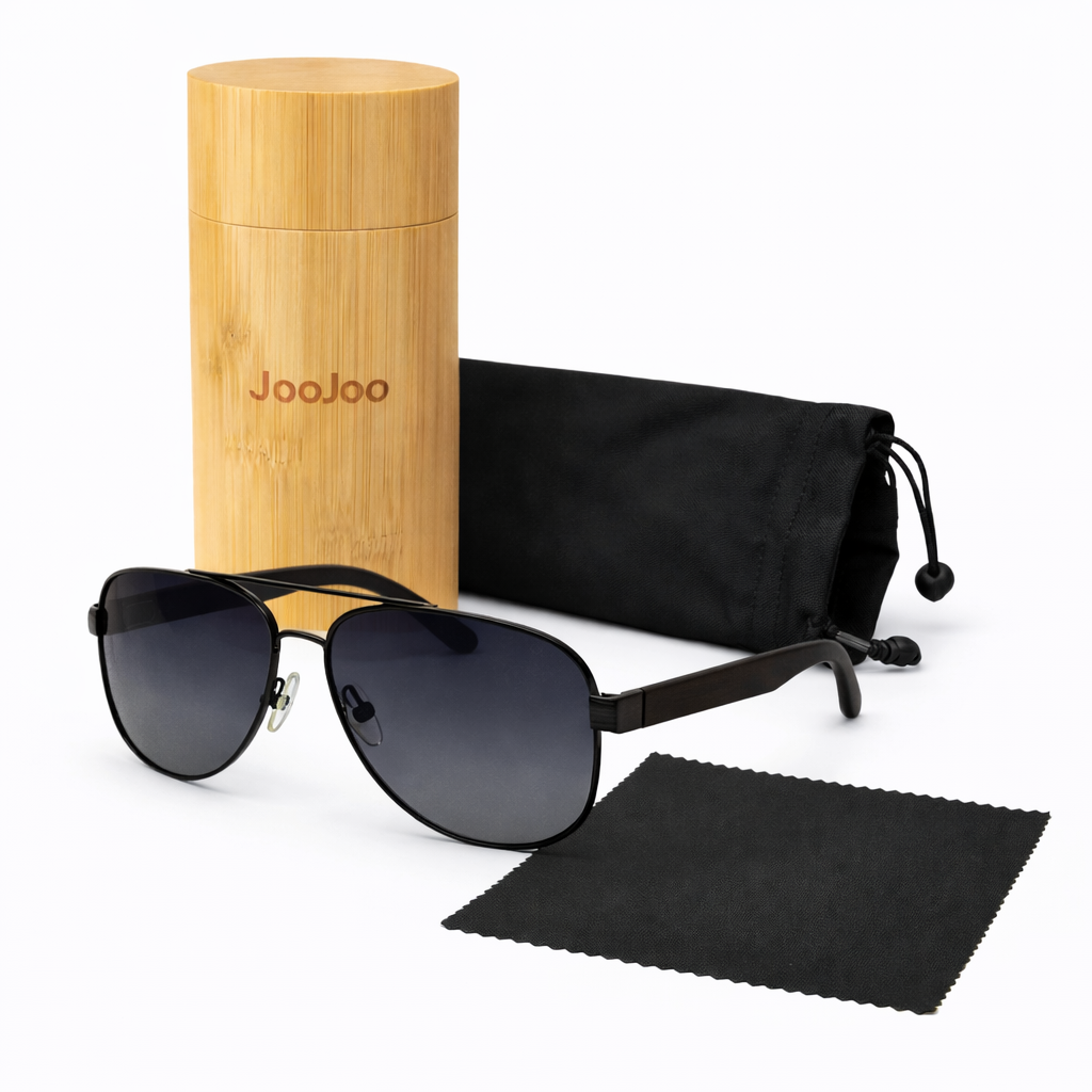 JooJoo "Horizon" Women's Bamboo Sunglasses | Polarized, Everyday Sun Protection