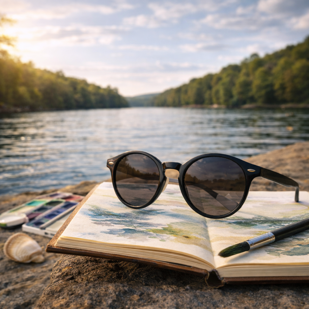 JooJoo "Muse" Women's Bamboo Sunglasses | Polarized, Everyday Sun Protection