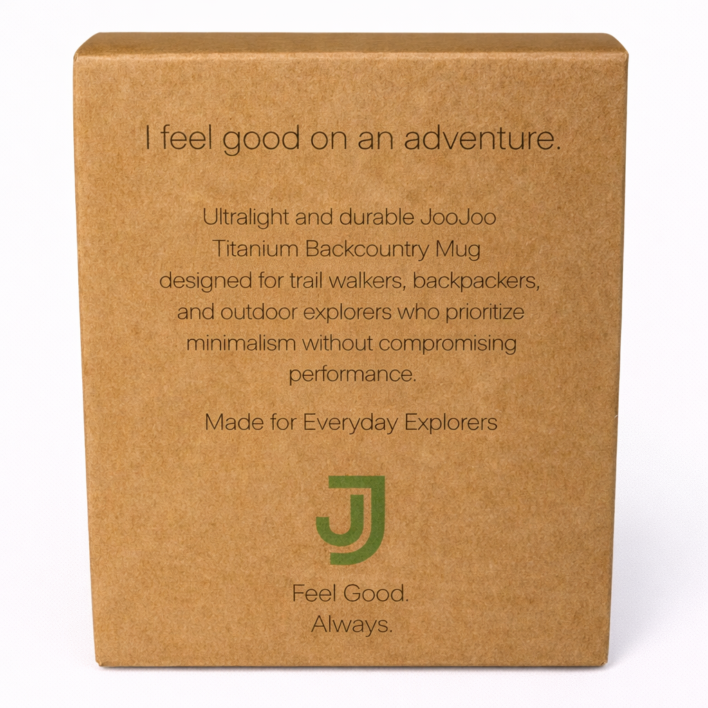 JooJoo Titanium Backcountry Mug | Everyday Outdoor Essential