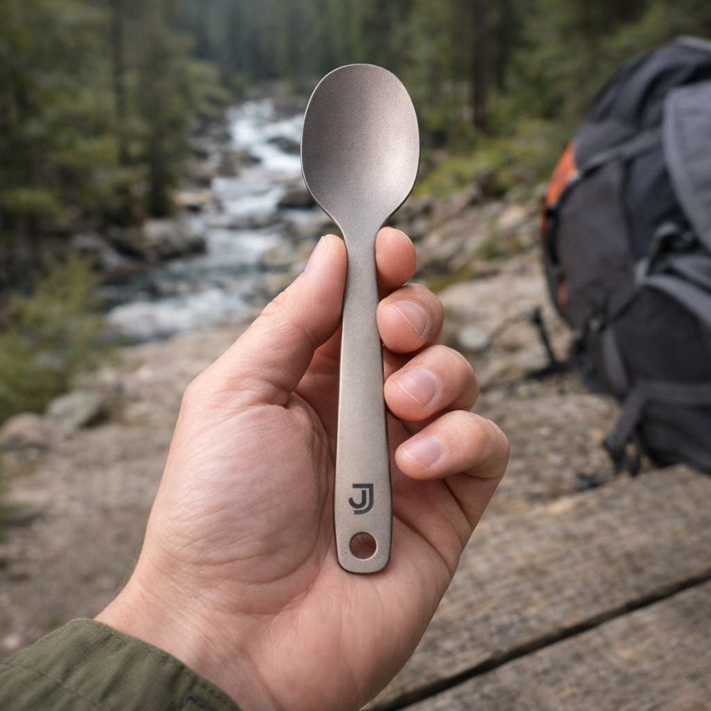 JooJoo Titanium Backcountry Cutlery Set | Simple Adventure Essential