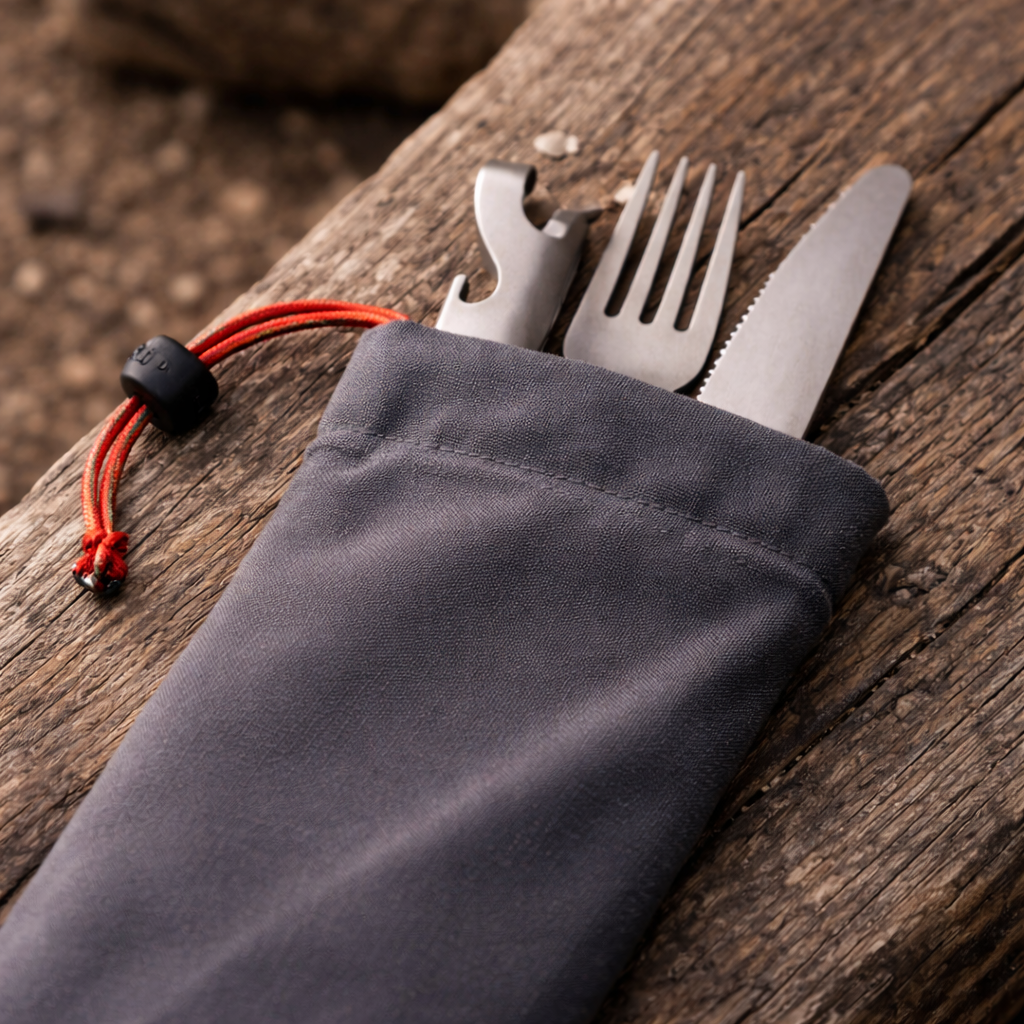 JooJoo Titanium Backcountry Cutlery Set | Simple Adventure Essential