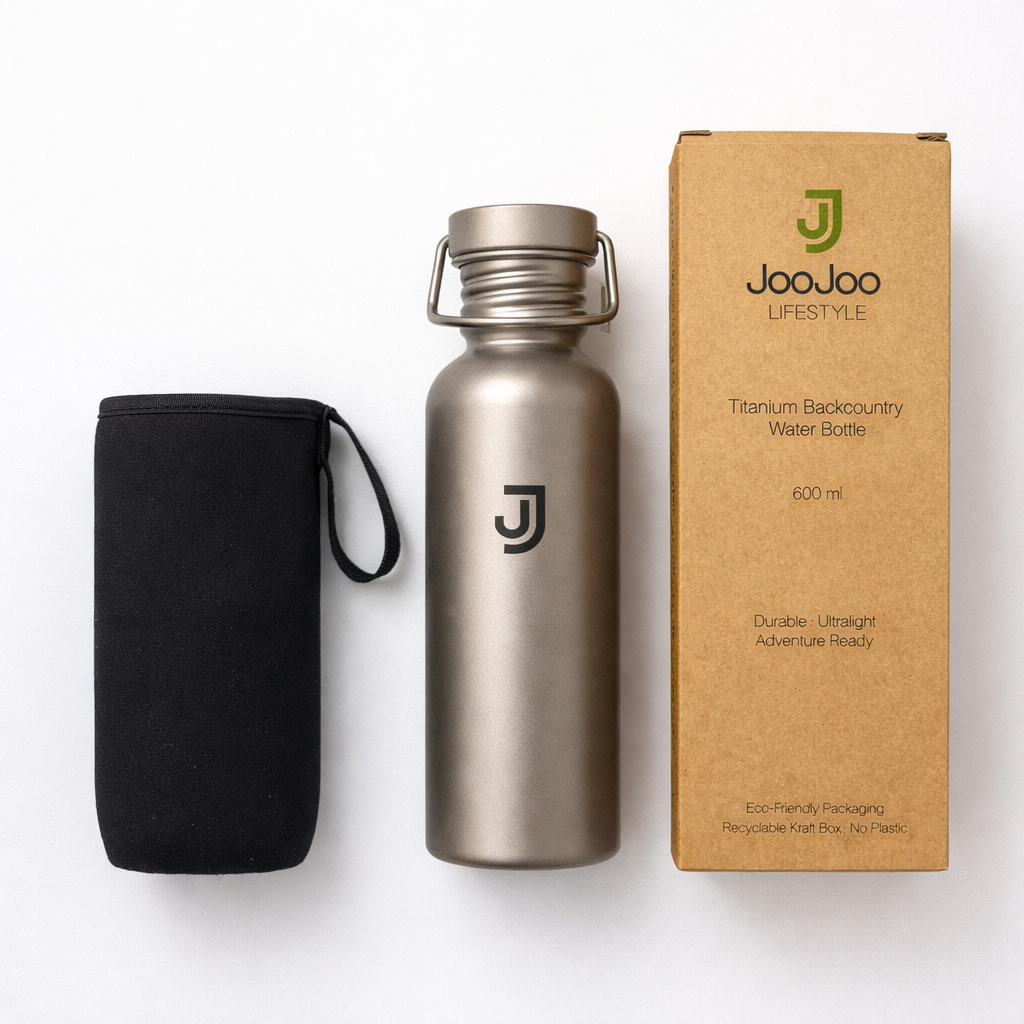 JooJoo Titanium Water Bottle | Lightweight Backcountry Essential