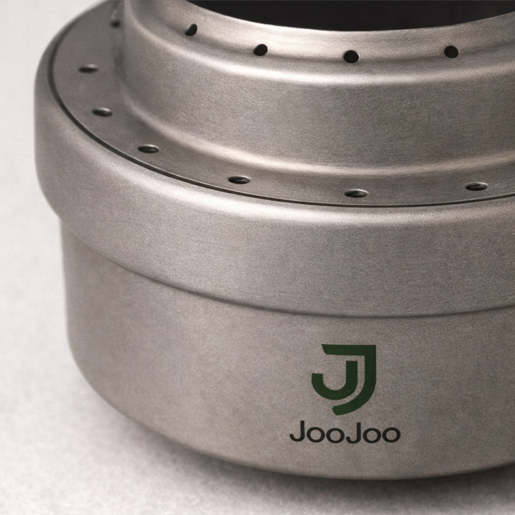 JooJoo Ultralight Titanium Alcohol Stove | Minimal Backcountry Cooking