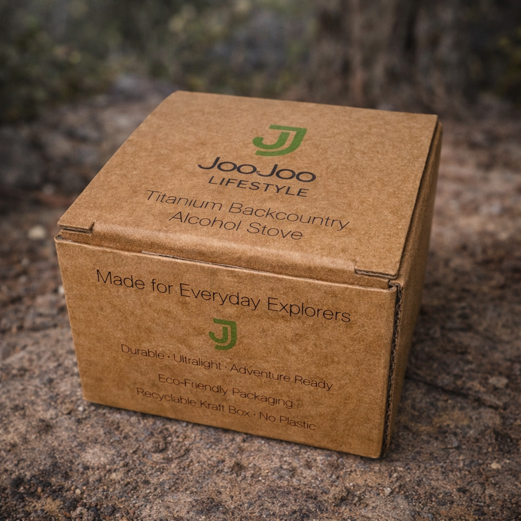 JooJoo Ultralight Titanium Alcohol Stove | Minimal Backcountry Cooking