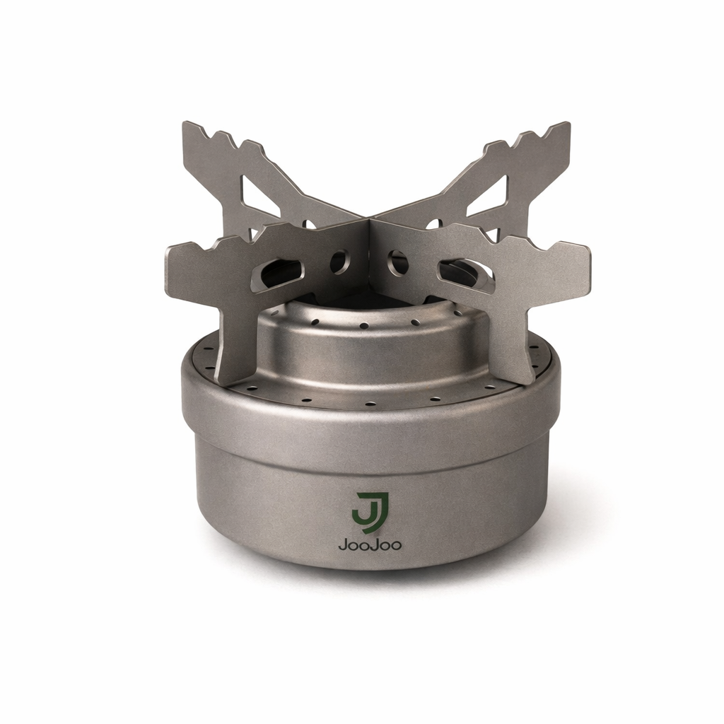 JooJoo Ultralight Titanium Alcohol Stove | Minimal Backcountry Cooking