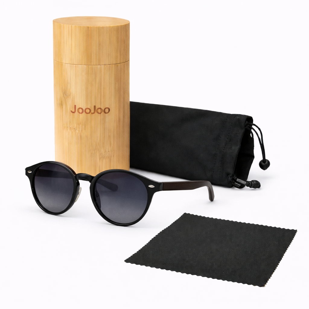 JooJoo "Muse" Women's Bamboo Sunglasses | Polarized, Everyday Sun Protection